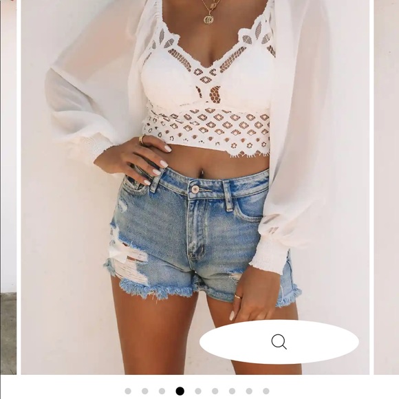 NWT bohemian balloon sleeve top by vici sz M in BLACk - Picture 2 of 7